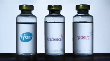 The first three vaccines against Covid-19 approved for use in Europe were made by Pfizer, AstraZeneca and Moderna. February 2021