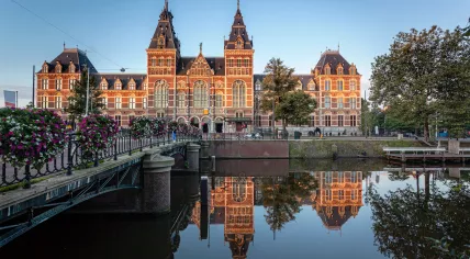 The Rijksmuseum in Amsterdam