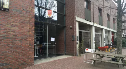 Amsterdam polling station for the 2021 parliamentary election