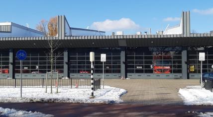 Fire department on Burgemeester Elsenlaan in Rijswijk, February 2021