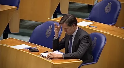 Mark Rutte in a parliamentary debate on notes leaked from the cabinet formation process, 1 April 2021