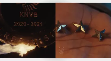 Ajax melting down their 2020-2021 championship dish to give tin stars to fans