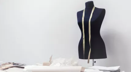 Black fashion mannequin