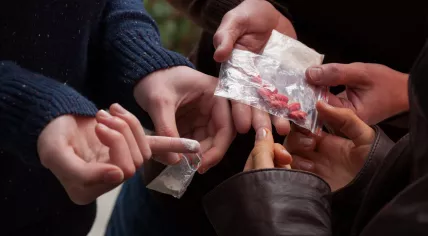 Drug dealing among the youth.