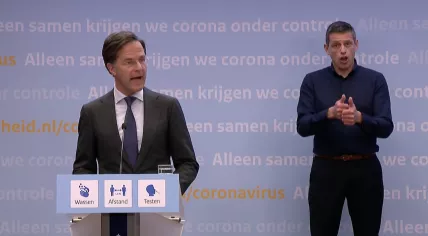 Mark Rutte during a press conference on 28 May 2021