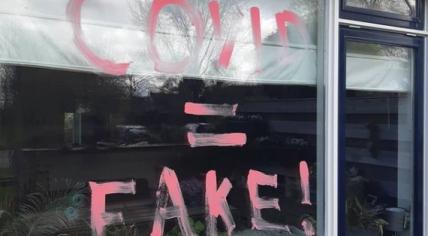 House Of Covid 19 Patient In Friesland Defaced With Claim Covid Is Fake Nl Times