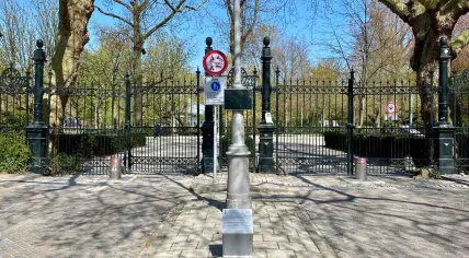 Jewish Memorial in front of Vondelpark by Niels van Deuren