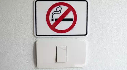 No smoking sign.