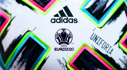 "Uniforia," the official Euro 2020 game ball by Adidas