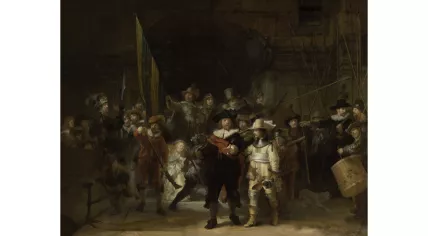 A neural network built by Prof. Robert Erdmann for the Rijksmuseum recreated missing pieces of the Night Watch