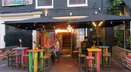 Exit Cafe on Reguliersdwarsstraat in Amsterdam