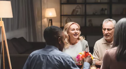 Conversation at the dinner table