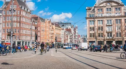 Dam Square in Amsterdam
