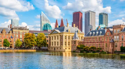 The Hague skyline