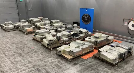 Over 4,000 kilograms of cocaine was discovered at the Port of Rotterdam. 17 Sept. 2021