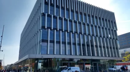 The Polak Building at Erasmus University in Rotterdam in October 2018