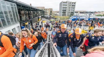Atmosphere in Zandvoort during Dutch Grand Prix