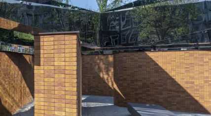 The Holocaust Monument of Names on Weesperstraat in Amsterdam