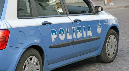 Italian police car