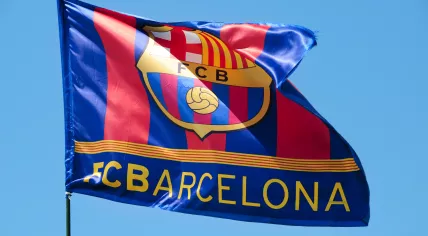 FC Barcelona flag