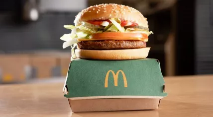 The McPlant, a meat-substitute burger by McDonald's