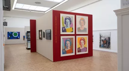 Queen Beatrix from the 'Reigning Queens' series by Andy Warhol, 1985