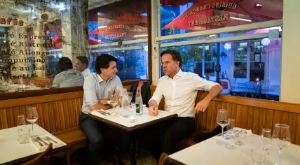 Orime Minister Rutte receives Canadian colleague Trudeau 