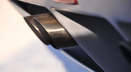 Car exhaust pipe