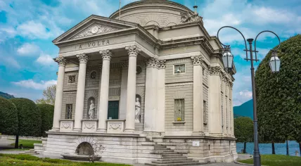 Tempio Voltiano museum in Como, Italy