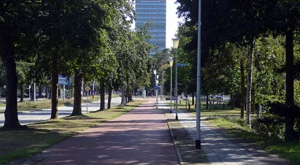 The Erasmus building on Erasmusplein at Radboud Universiteit Nijmegen