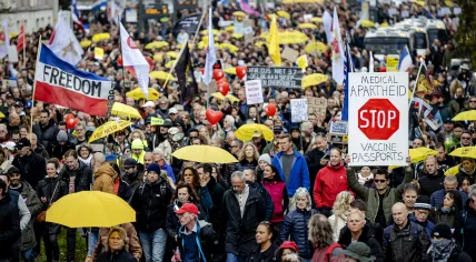 Demonstration Samen voor Nederland