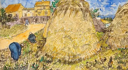 Meules de blé by Vincent van Gogh