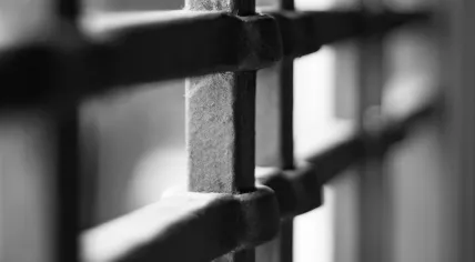 Prison cell bars