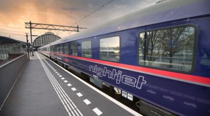 The Nightjet night train between Amsterdam and Zurich