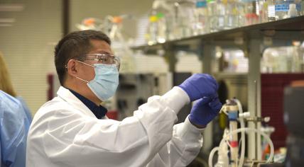 Inside the Novavax research and development facility in Gaithersburg, Maryland. September 24, 2020