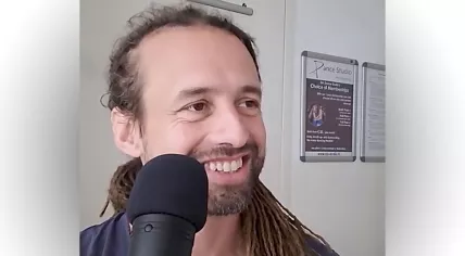 Willem Engel during an appearance on video program Vocast. 1 Sept. 2020