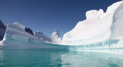 An antarctic iceberg