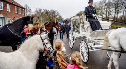 Esmee's funeral procession