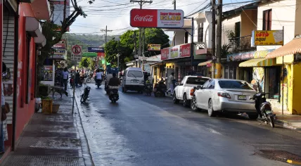 Tourist region Las Terrenas in the Dominican Republic