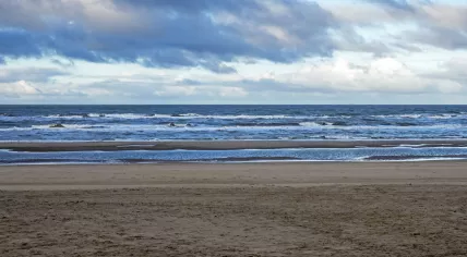 Sandy beach in Noordwijk
