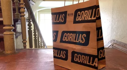 Gorillas delivery bag