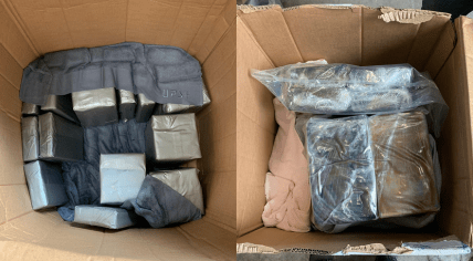 400 kilograms of cocaine seized in Rotterdam.