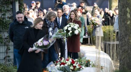 Utrecht commemorates the third anniversary of the terrorist attack on a city tram on 24 Oktoberplein, 18 March 2022