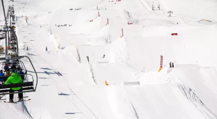 The Risoul resort in France