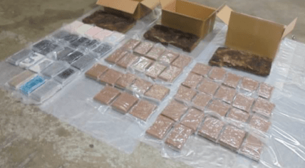 63 kilograms of cocaine discovered at the Eurotunnel near Calais on June 17