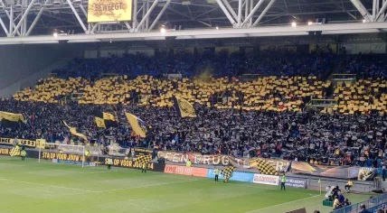 Vitesse fans showing their support at a match on 19 July 2018