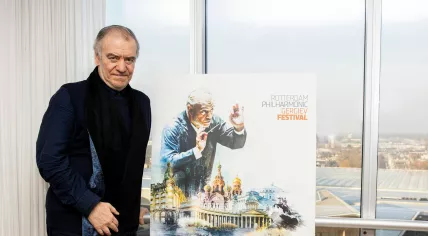 Renowned Russian Conductor Valery Gergiev promoting his 2021 festival in Rotterdam