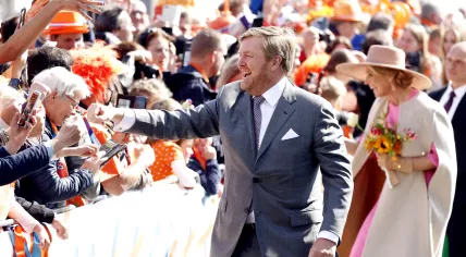 King Willem-Alexander celebrating King's Day in Maastricht, 27 April 2022