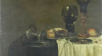Still life painting by Gerrit Willemz. Heda found on an estate in New South Wales, Australia