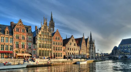 Historical center of Gent, Belgium